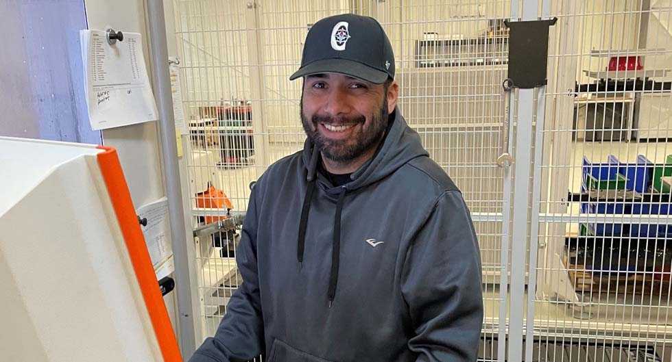 Jeremiah Aversa is Compass Precision’s Employee of the Month for February (February 7, 2023)