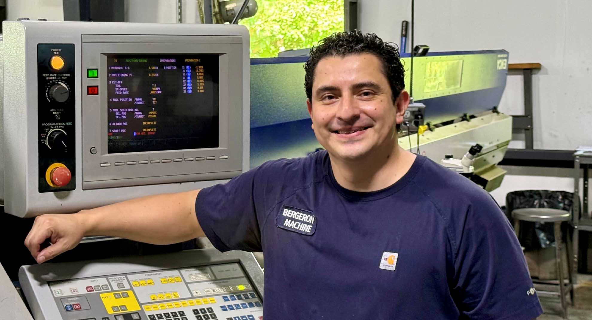 Bergeron Machine’s Enrique Betanzos Named Compass Precision Employee of the Month in August (August 14, 2025)