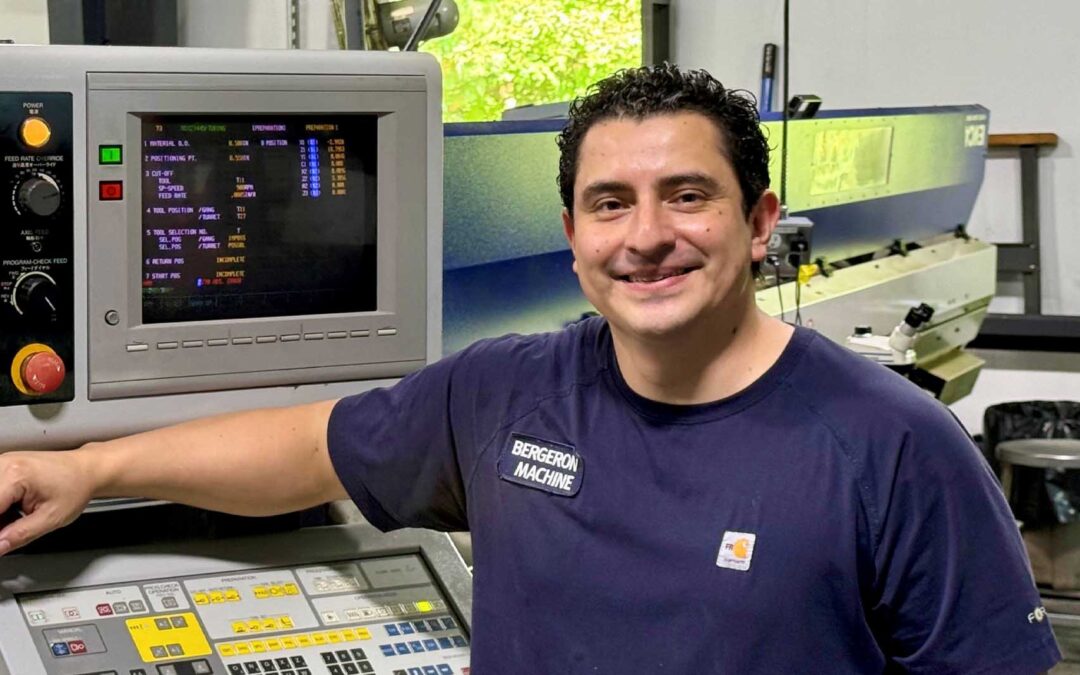 Bergeron Machine’s Enrique Betanzos Named Compass Precision Employee of the Month in August (August 14, 2025)