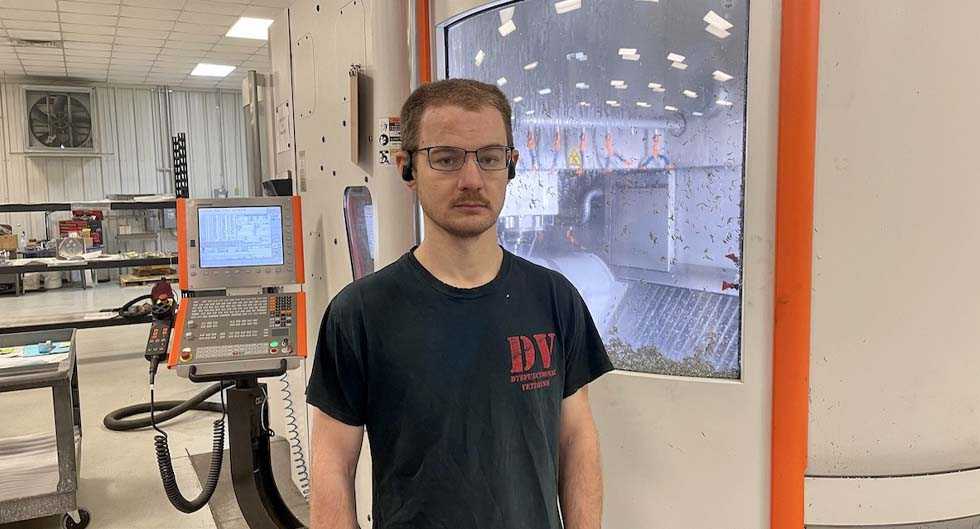 Gray Manufacturing Justen Paul Becomes Compass Precision Employee of the Month for July (July 18, 2023)