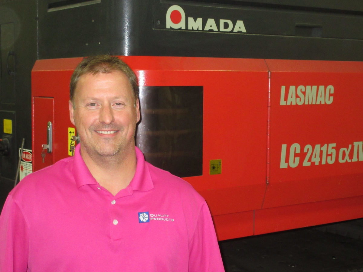 Quality Products Fabrication & Shipping manager Greg Donaldson