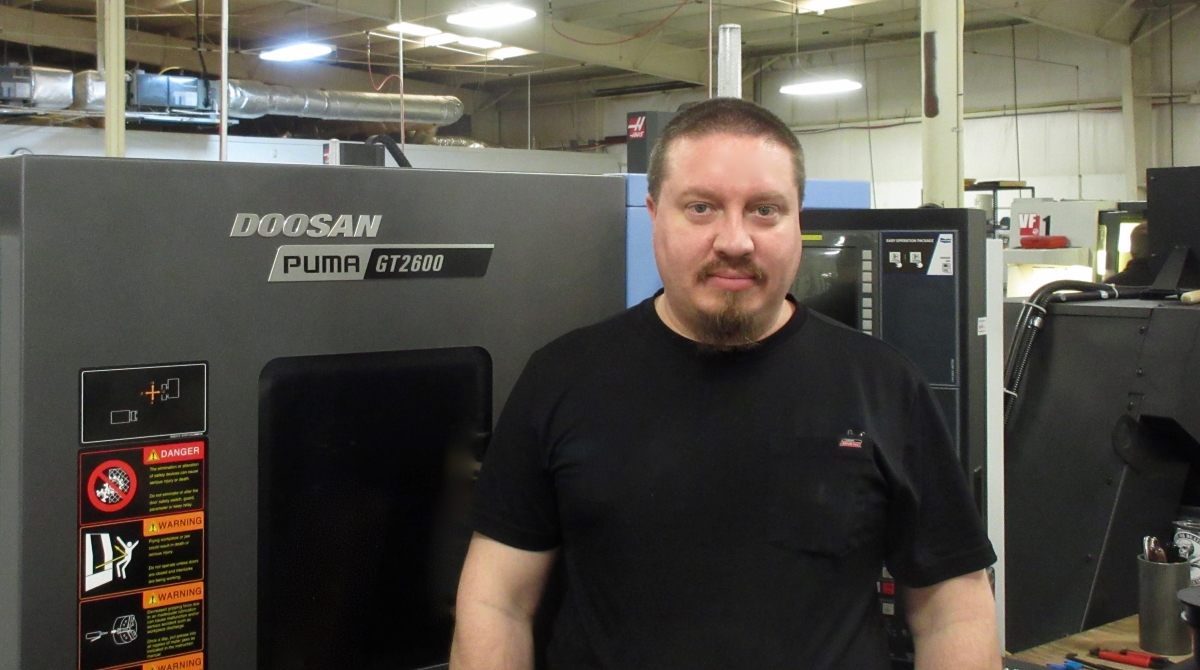 Tri-Tec Industries Production manager Brad Howard
