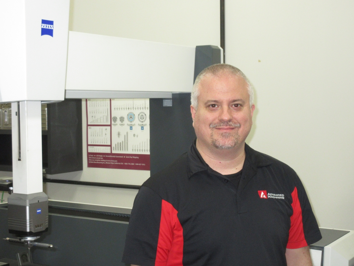 Advanced Machining Quality Manager Jeff Geoghan